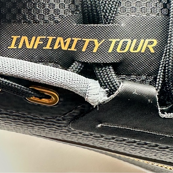Men’s - Nike Air Zoom Infinity Tour 2 Black Gold Golf FD0217-003 New - Picture 11 of 16